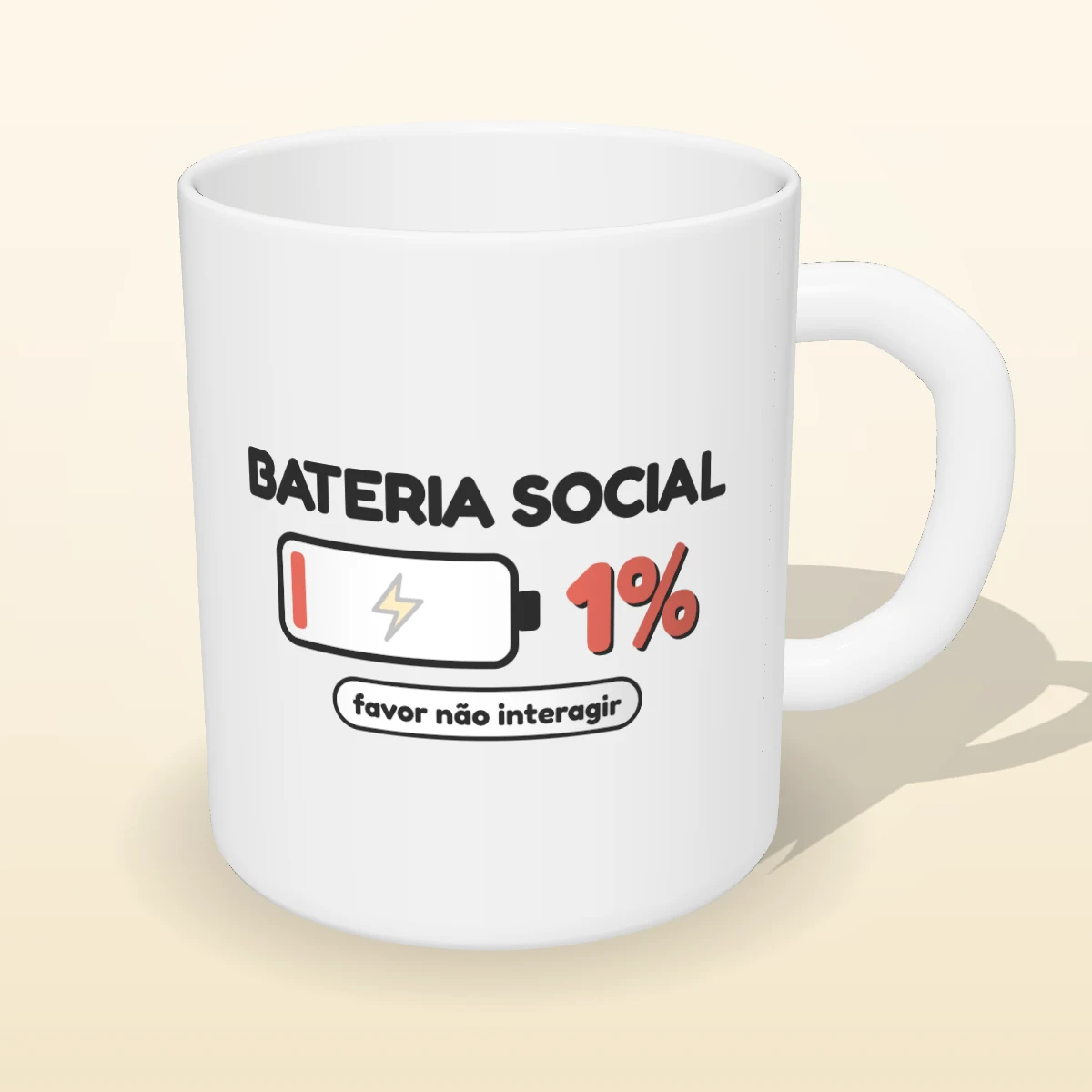 Caneca Bateria Social 1%, foto 1