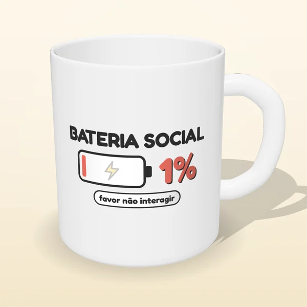 Caneca Bateria Social 1%