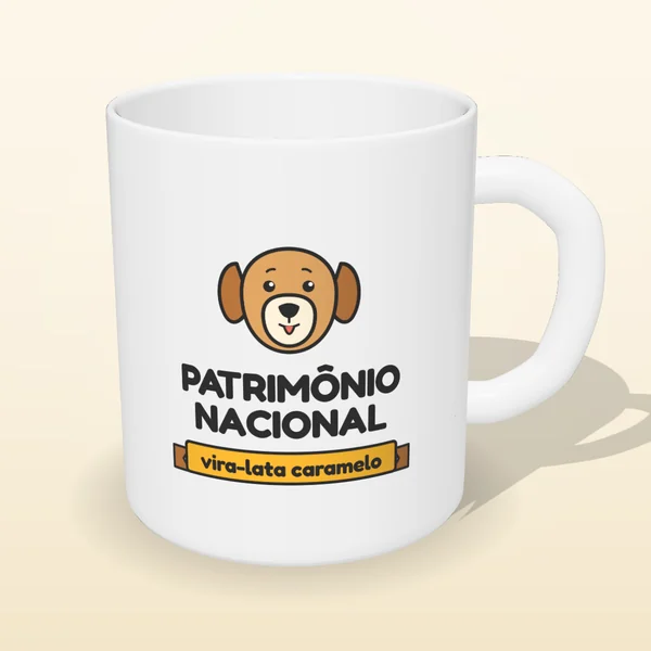 Caneca Patrimônio Nacional Caramelo