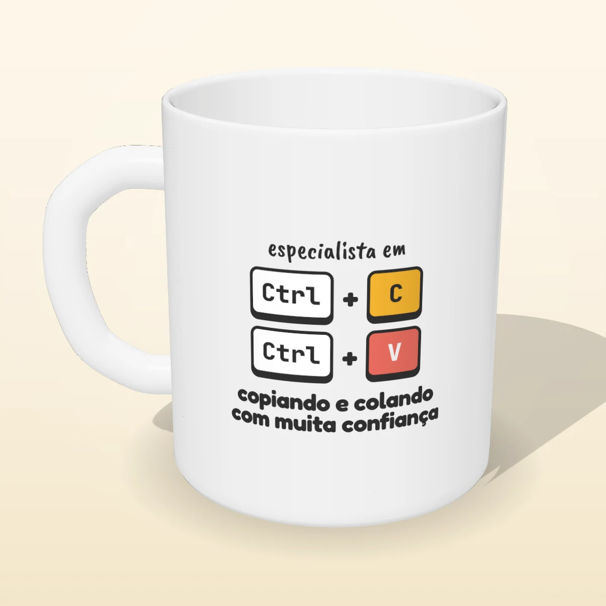 Caneca Especialista em Ctrl+C Ctrl+V, foto 3