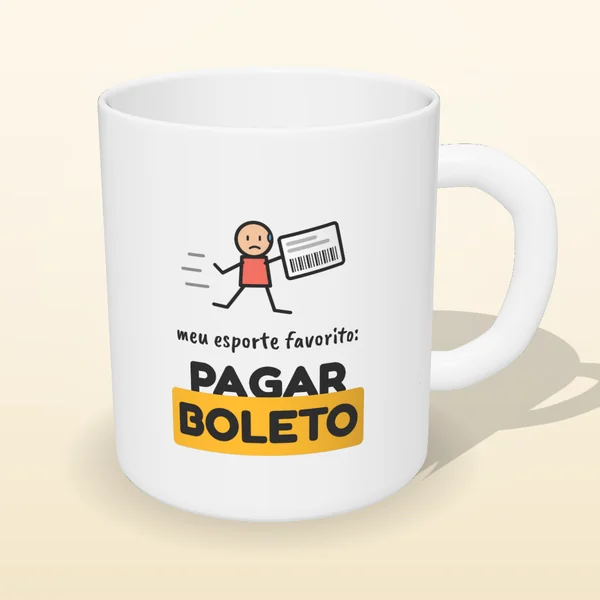 Caneca Meu Esporte Favorito: Pagar Boleto