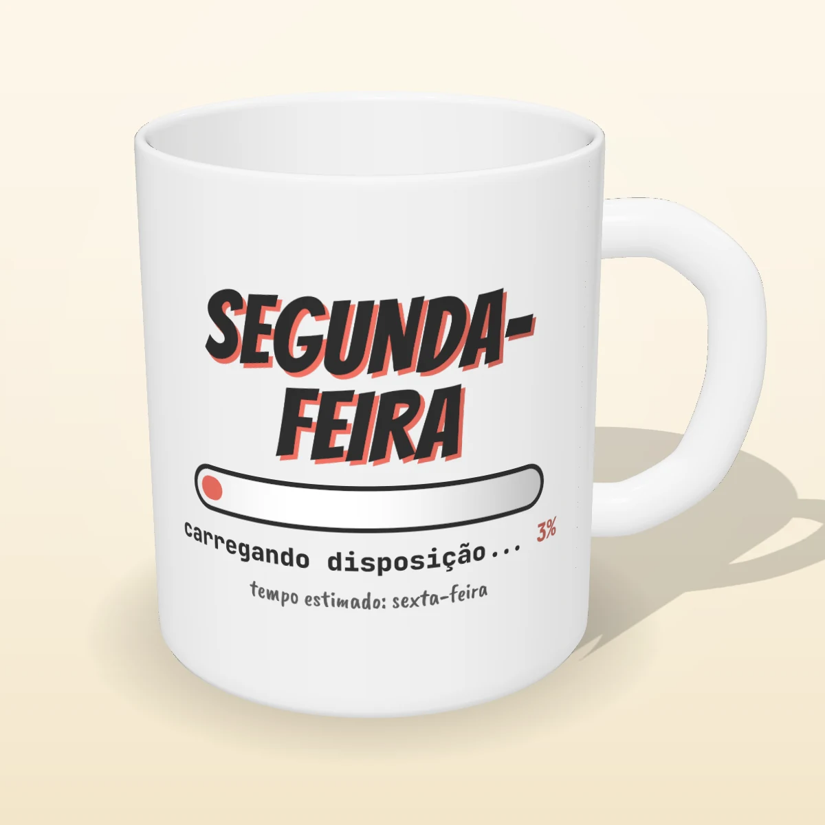 Caneca Segunda-feira Carregando, foto 1