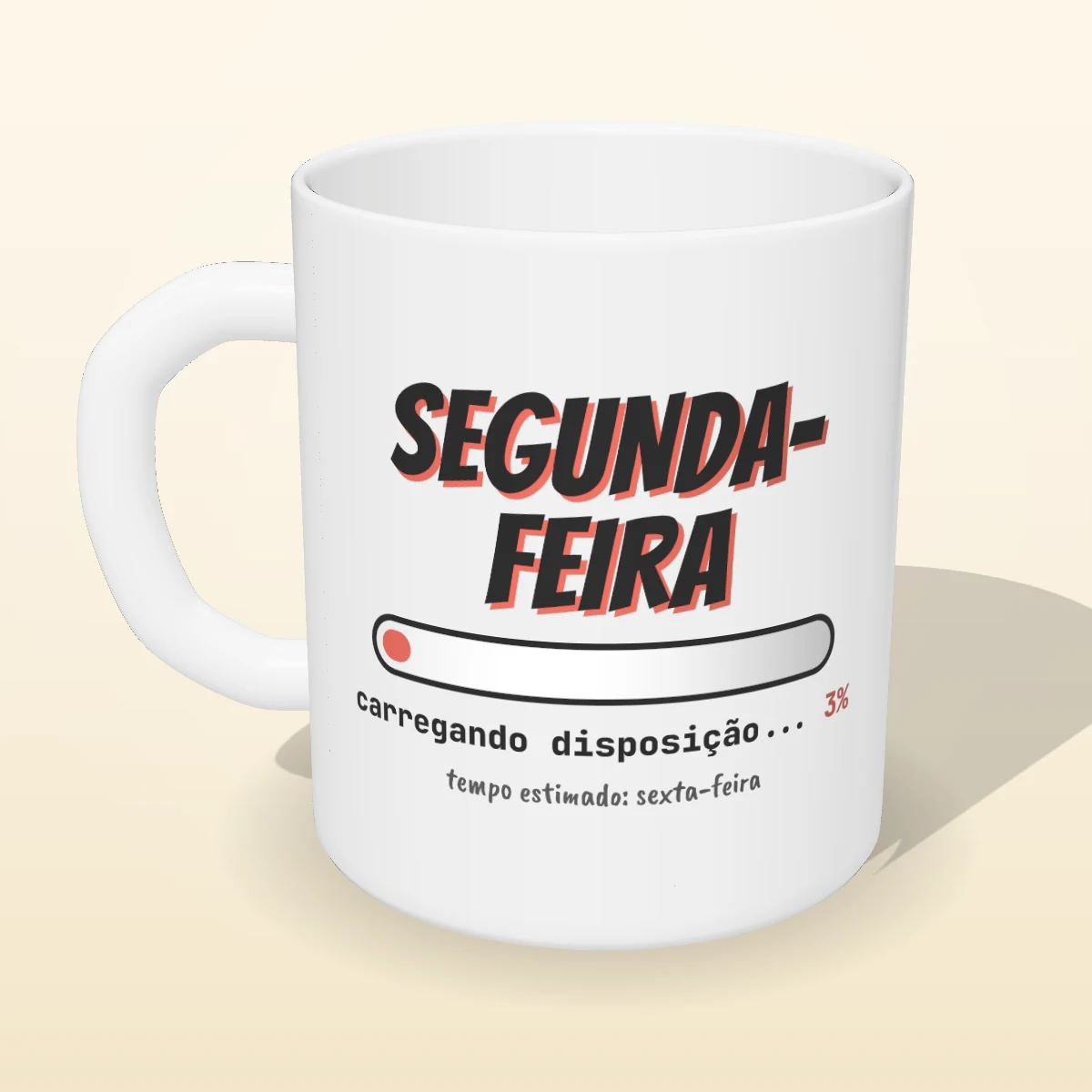 Caneca Segunda-feira Carregando, foto 3