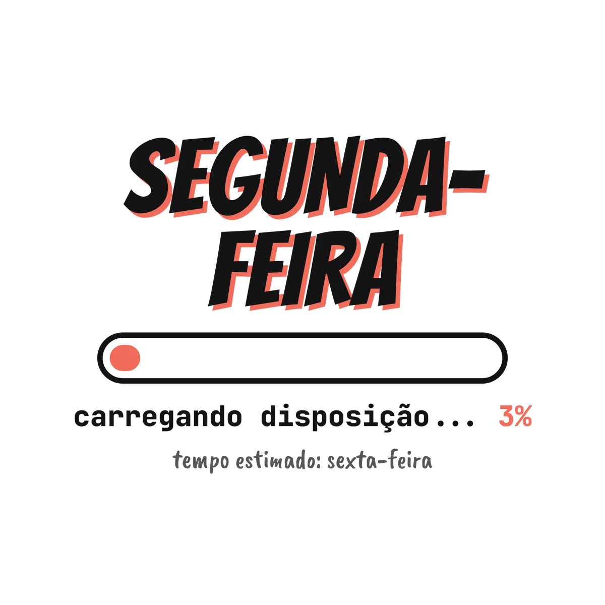 Caneca Segunda-feira Carregando, foto 4