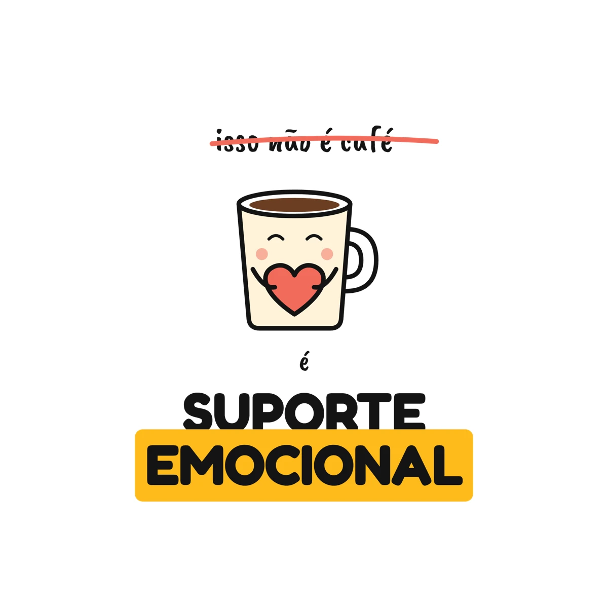 Caneca Suporte Emocional, foto 4
